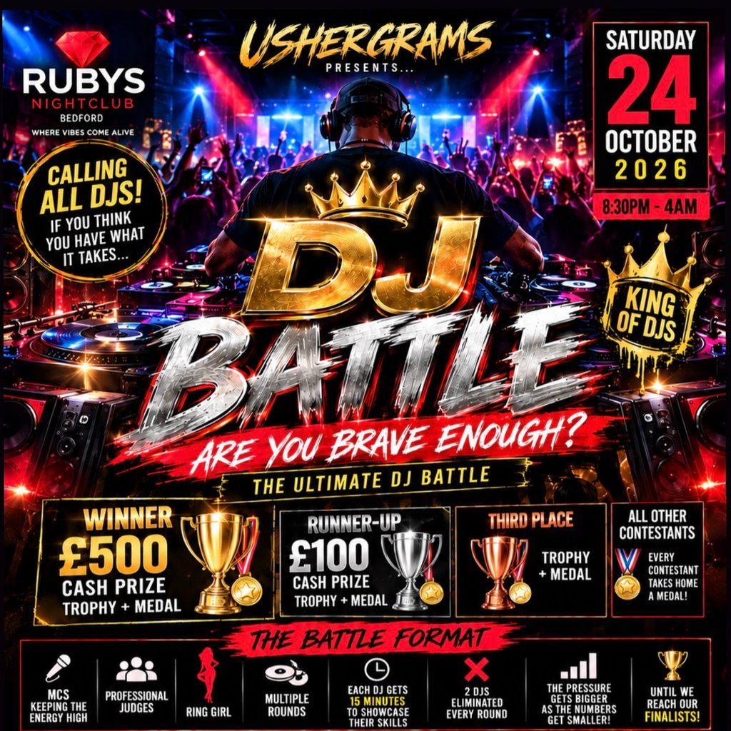 Flyer for DJ Battle