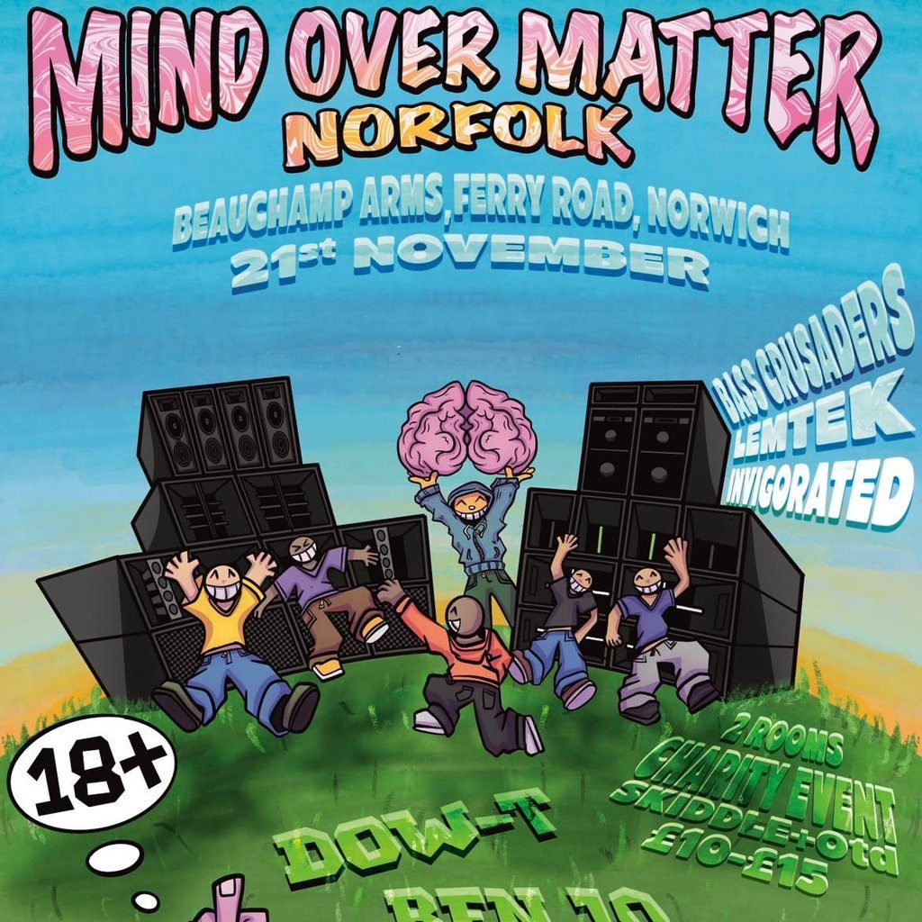 Flyer for Mind Over Matter Norfolk