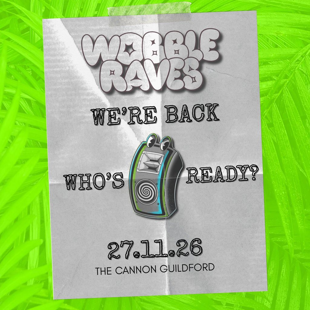 Flyer for Wobble Raves Secret Event