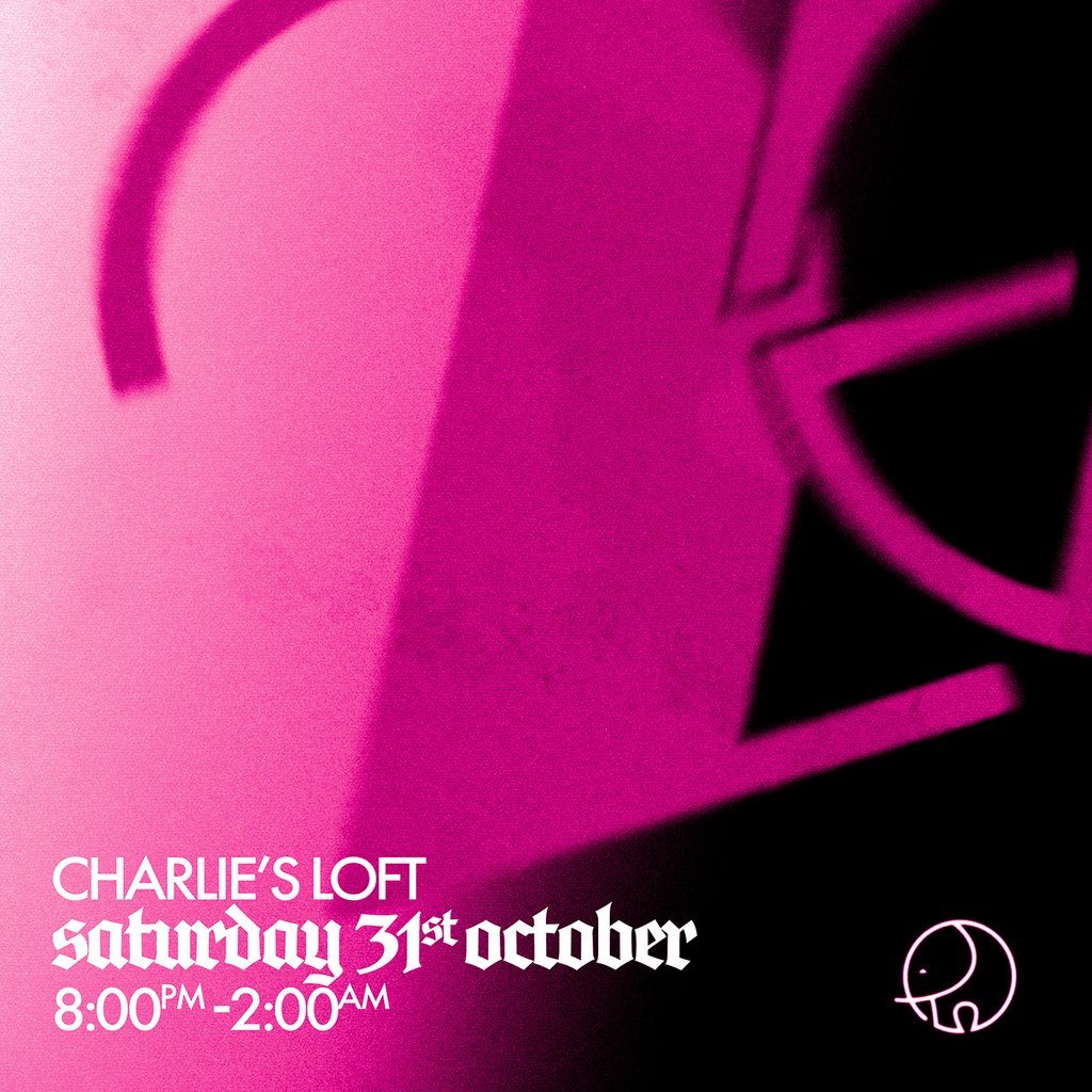 Flyer for Melting Pot Halloween Disco - Charlie's Loft, Milngavie