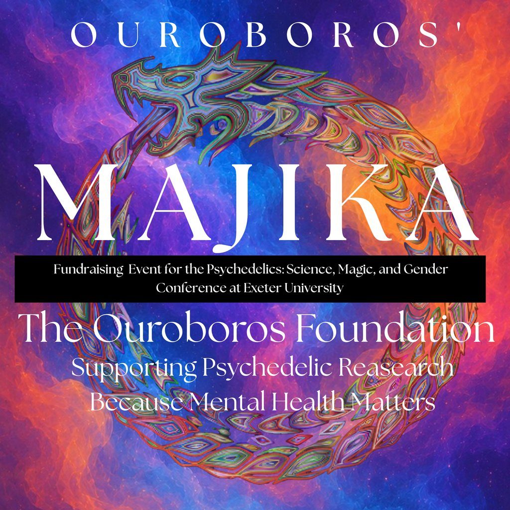 Flyer for Ouroboros Majika: Techno Fundraiser for PSMG