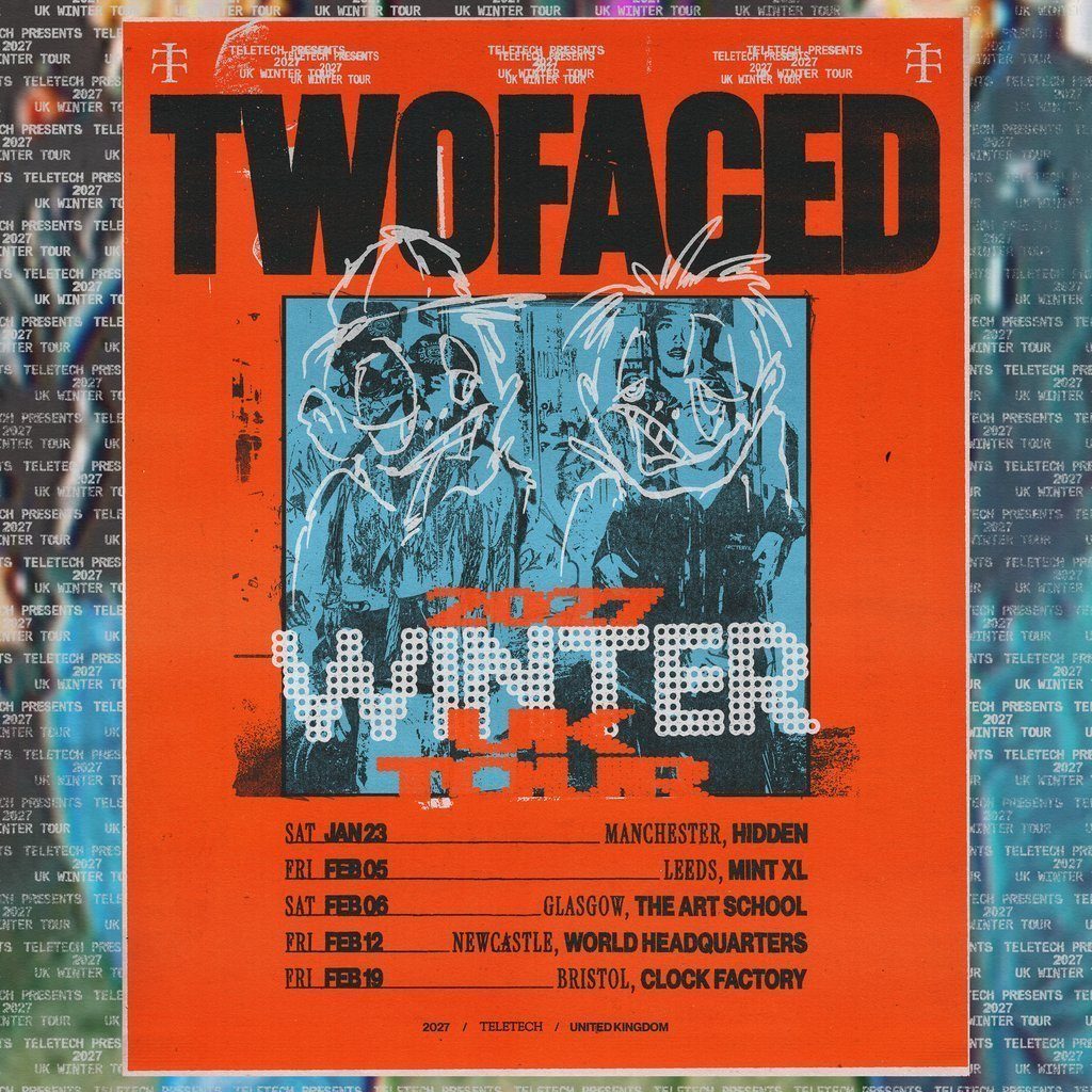 Flyer for TELETECH: TWOFACED TOUR [Bristol]