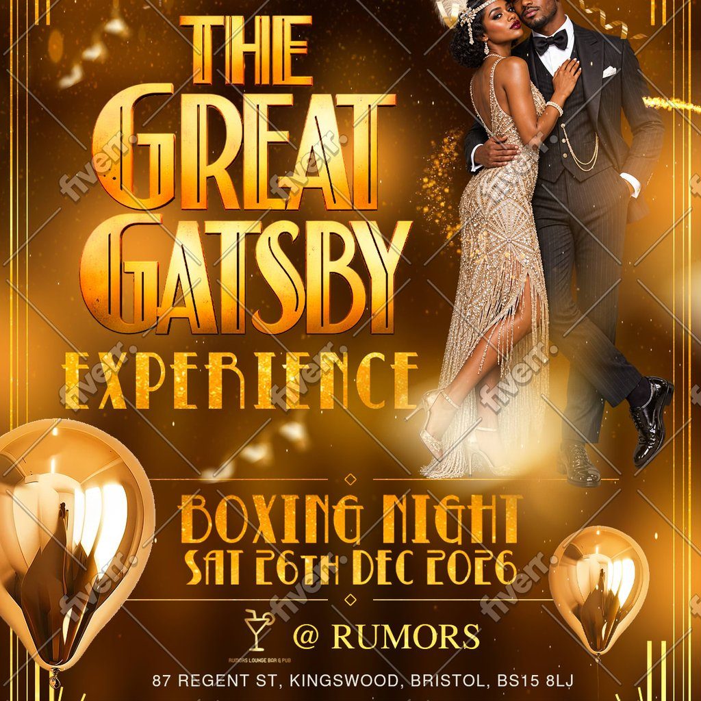 Flyer for The Great Gatbsy Experience