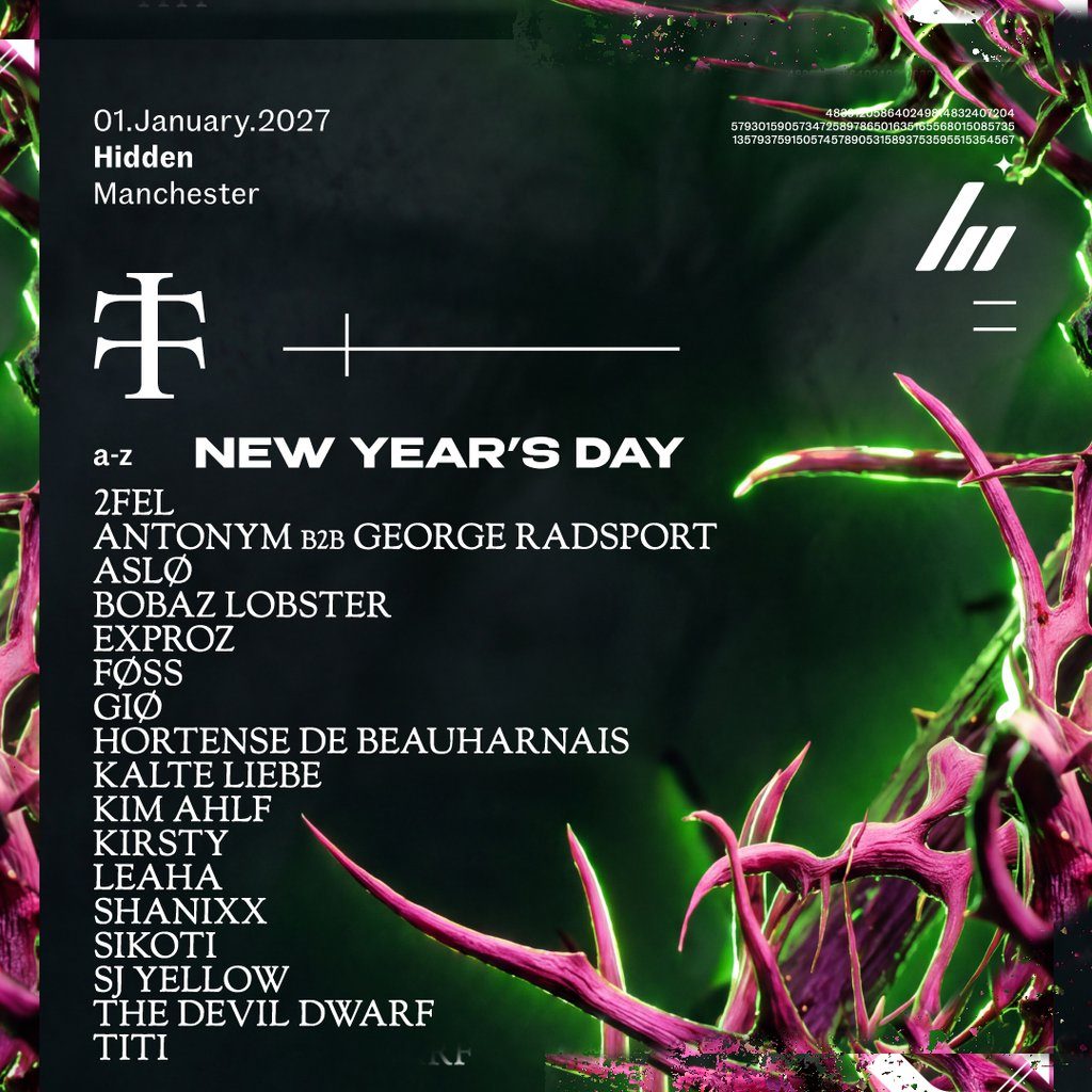 Flyer for Teletech: NYD MANCHESTER